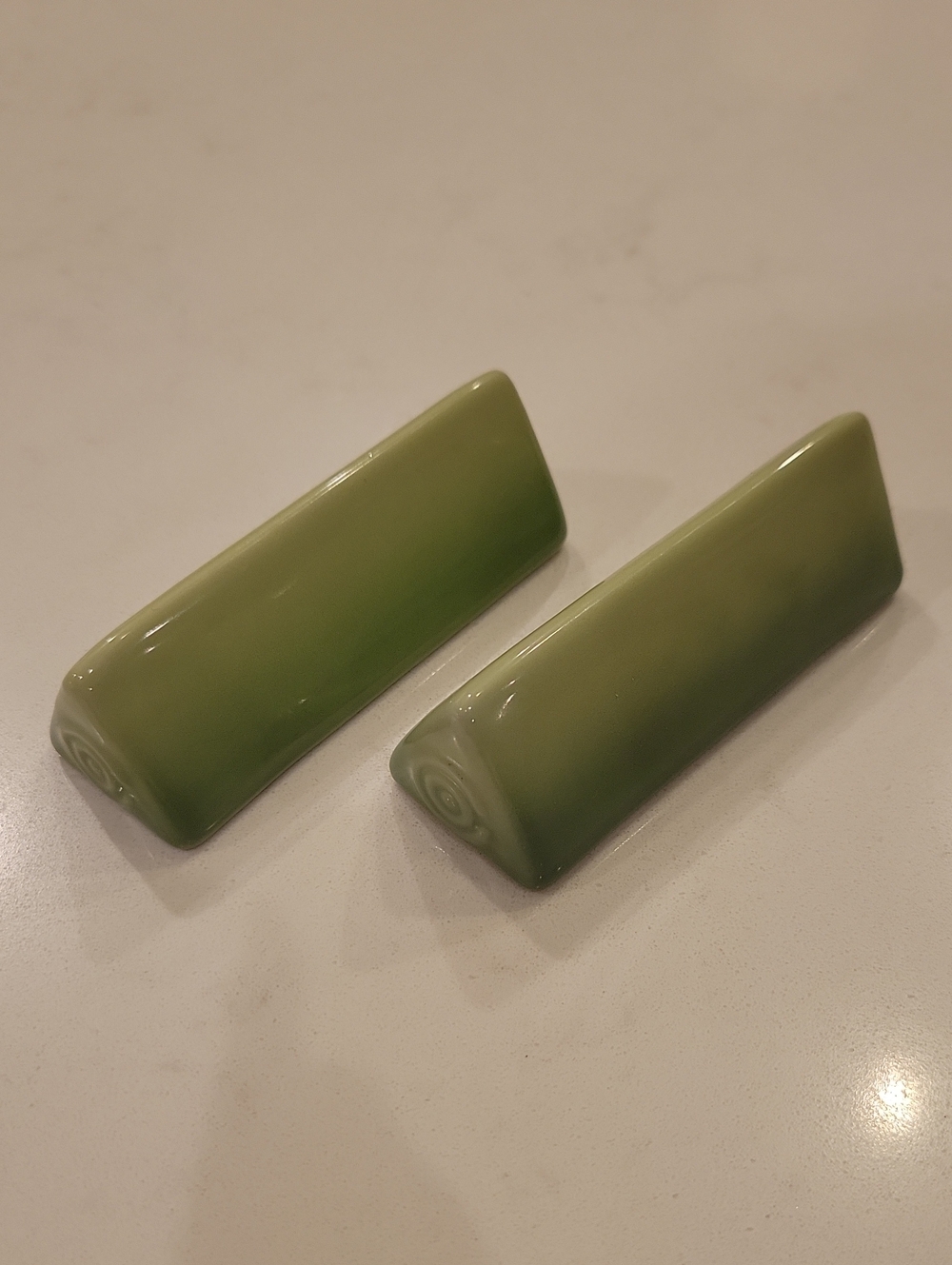 Le Creuset Palm Green Retired Cheese Wedge Markers